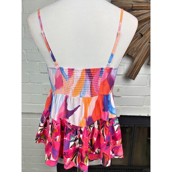 NWT French Connection Isadora Delphine Patch Peplum Top - Picture 5 of 9